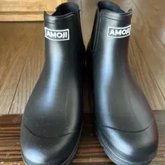 AMOJI レインブーツ ブラック 25.0cmのサムネイル