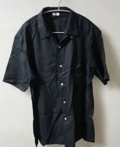 UNIQLOブラック 半袖シャツ Lサイズ