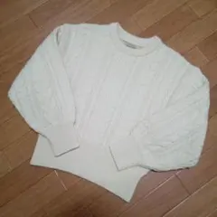 TORRAZZO DONNA アイボリー ケーブルニット