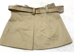 miumiu チノ ミニスカート ベージュ　36のサムネイル