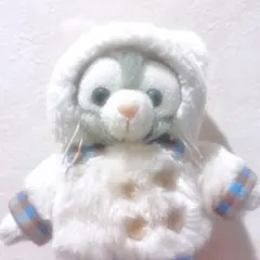 ハンドメイド リメイク ぬいぐるみ 猫 ベレー帽 チャーム - メルカリ