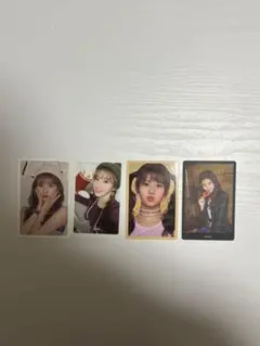 TWICE サナ　トレカ4枚セット