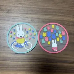 ミッフィー クリアラバーコースター　コースター　ガチャガチャ　カプセルトイ