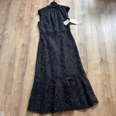 新品 フレイアイディー 定価￥2万9700円 オーガンジー刺繍ワンピース