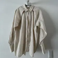 KBF タックスリーブストライプシャツ