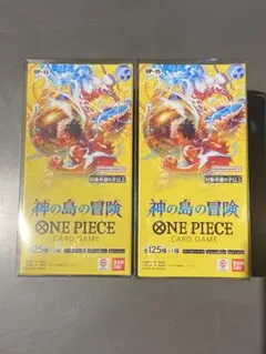 【新品未開封テープ付き】神の島の冒険 2box ワンピースカードゲーム