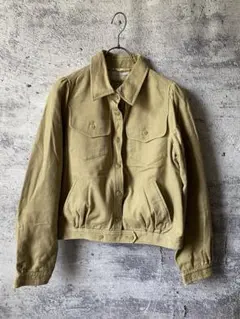 レザー ブルゾン