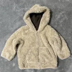 UNIQLO フリースジャケット 90cm ベージュ