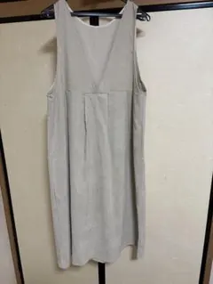 ehkä söpö ベージュ ノースリーブ ワンピース