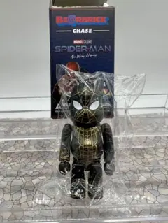 BE@RBRICK CHASE スパイダーマン ブラック ゴールド スーツ