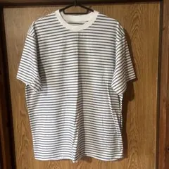 無印良品　ボーダーTシャツ Lサイズのサムネイル