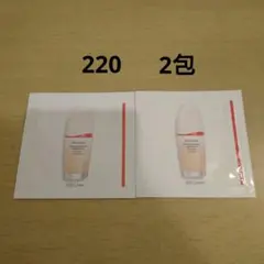 資生堂 エッセンス スキングロウ ファンデーション 220 サンプル 2点