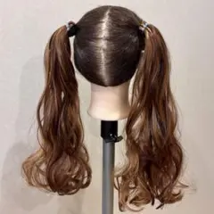 ヘアゴムエクステ♡ギャル♡ダンス♡発表会♡キッズ♡コギャル♡推し活 