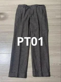 PT01 スラックス　秋冬　ブラウン