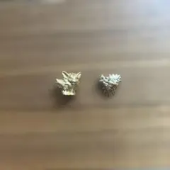 ポケモン メタル風 ミニフィギュア ゴールドカラー 当時物　1cm