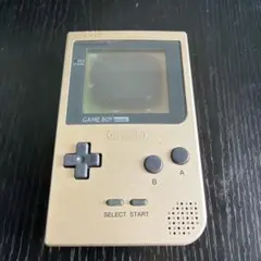 【ジャンク】 任天堂 ゲームボーイポケット 本体 ゴールド