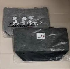 ♡スヌーピー♡ 麻風・フェルト ランチバッグ 2個セット【最終値下げ】