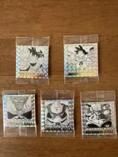 ドラゴンボール ホログラムシール 5枚セット