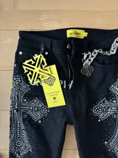 GUAPI 新作 フレアデニム ラインストーン 28