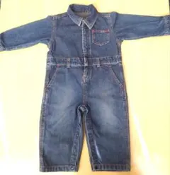 デニムロンパース 約80cm