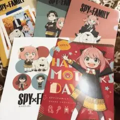 スパイファミリー　クリアファイル　5枚　セット　アーニャ　ボンド　ロイド　ヨル