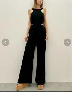 ブラックパンツセットアップ