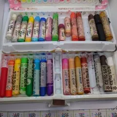 多色クレヨンセット サクラクレパス 使い掛け