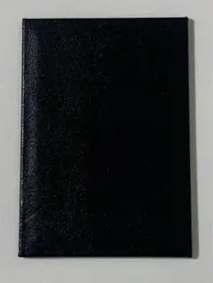 【鏡】薄型/手鏡/レザー/黒/革/四角/コンパクト/ミニ/シンプル/ミラー