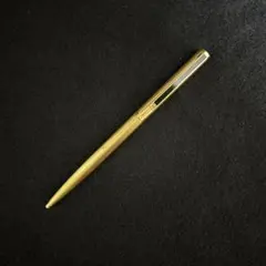 ダンヒル Dunhill ボールペン　ツイスト式　ゴールド　美品のサムネイル