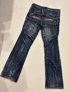 Nylaus Premium ナイラス 刺繍 ブーツカットデニム 79のサムネイル