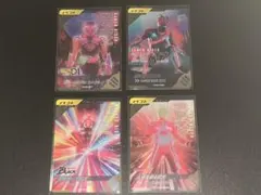 仮面ライダー ガンバレジェンズ　CX5弾 CP サポートカード　4枚