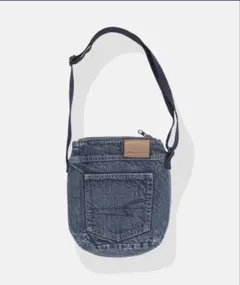 デニムクロスボディバッグ