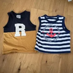 ベビー服　ノースリーブ　タンクトップ 80サイズ　2枚セット
