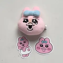 【おぱんちゅうさぎ】 ヘアクリップ 前髪クリップ ピック