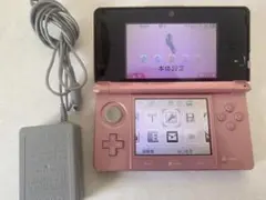 【極美品】Nintendo 3DS ＊ミスティピンク ＊本体 ACアダプター付き