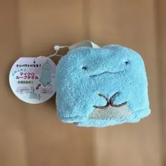吸収力バツグンすみっコぐらしとかげループタオルカタツムリ刺繍フード付きタオル