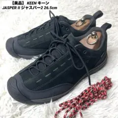 【美品】 KEEN キーン JASPER II ジャスパー2 ブラック 26.5