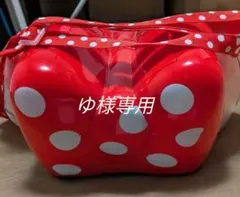 【ゆ様専用】リボン型ポーチ ミニーリボンポップコーンバスケット