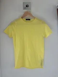 ZARA KNIT イエロー 半袖Tシャツ