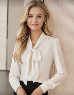 ボウタイブラウス