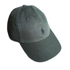 人気カラー　ラルフローレン　ベースボールキャップ　カーキ　ポニーロゴ