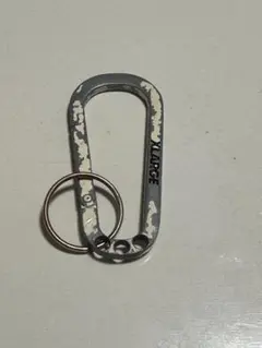 XLARGE カラビナ キーホルダー シルバー
