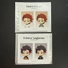 あんスタ　ミニキャラ証明写真　鬼龍紅郎+南雲鉄虎