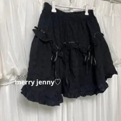 merry jenny フリル ミニスカート ブラックのサムネイル