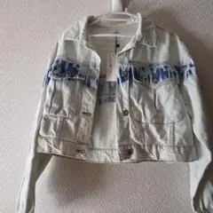 ZARA クロップドデニムジャケット 164