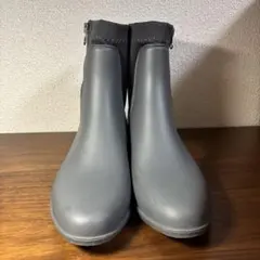 EDWIN グレー レインシューズ ショートブーツ