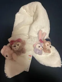 ダッフィー &フレンズぬいぐるみ付きマフラー