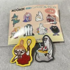 ムーミン刺繍ピンバッジコレクション（ミィとおばけ）