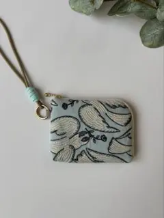 ミナペルホネン following day L字ファスナーポーチ　キー&コイン