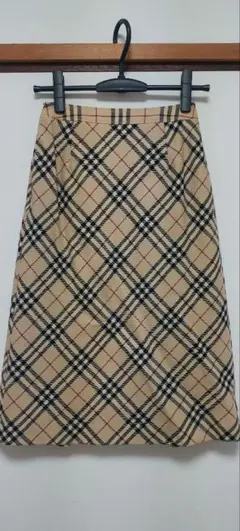 BURBERRY チェック柄タイトスカート 5号